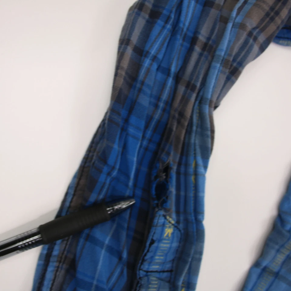 Arizona Shirt Youth Large Blue & Yellow Aztec Button Up Long Sleeve Casual Boy's - Image 3 of 4