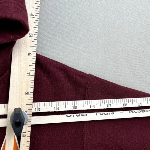 Virginia Tech Hoodie Sweatshirt Youth XS 4-5 Maroon Champion University College - Picture 10 of 10