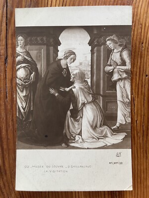 La Visitation, Musée du Louvre, France - 1920s Vintage Postcard