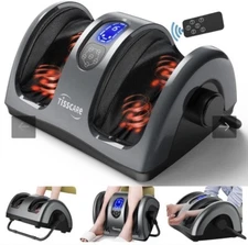 TISSCARE Shiatsu Massage Foot Massager Machine - Improves Blood Flow Circulation