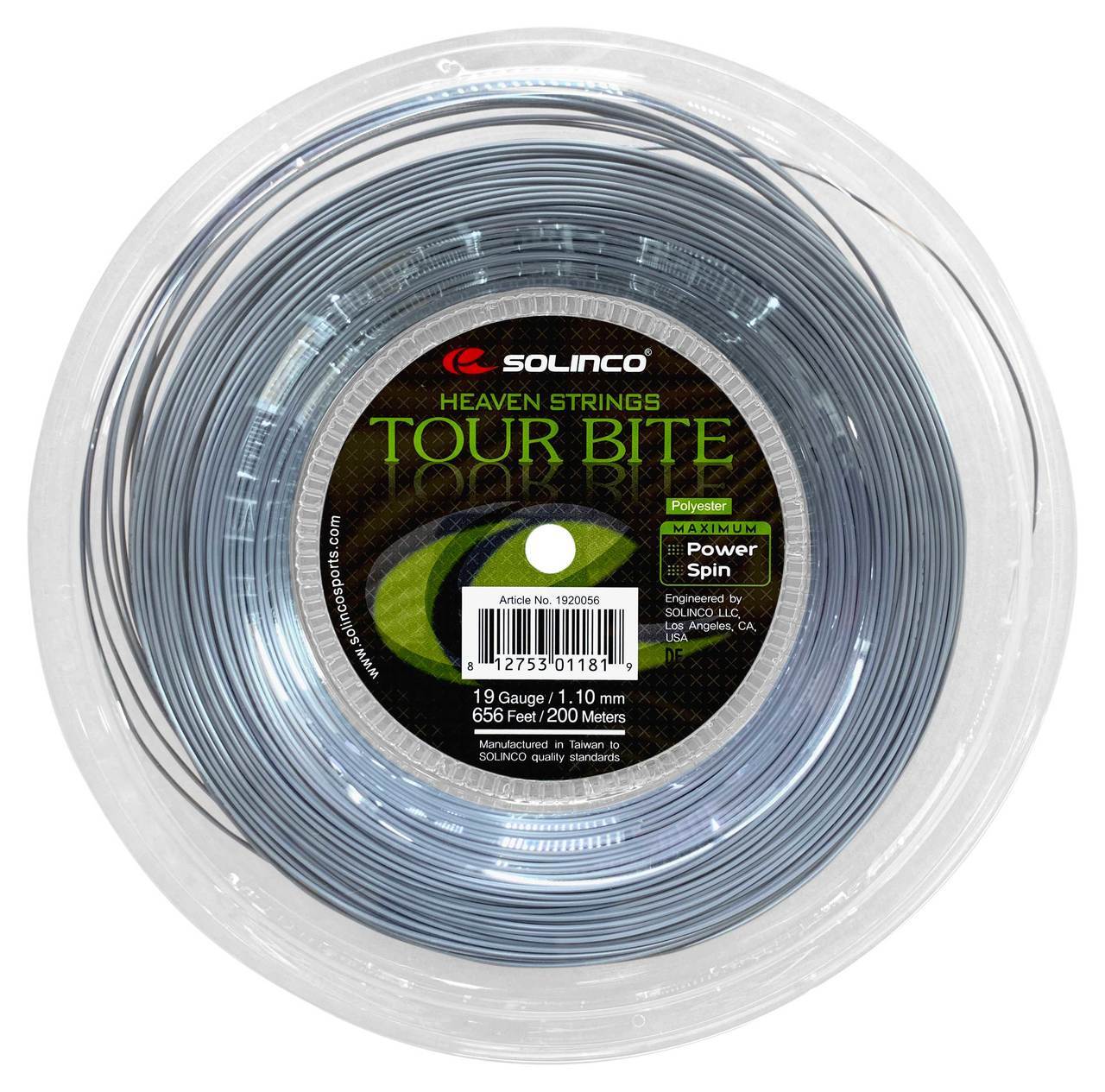 Solinco Tour Bite 19 1.10mm Tennis Strings 200M Reel