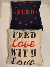 FARMHOUSE FEED LOVE WITH LOVE THROW TOSS PILLOW TARGET 
