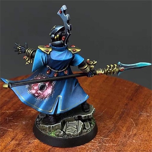 Farseer Warhammer 40k miniature prevendita figura dipinta arlecchini xeno eserciti - Foto 6 di 7