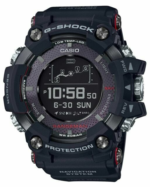 Casio G-Shock GPR-B1000-1JR Rangeman GPS Solar-Assisted Mens Watch for sale online eBay