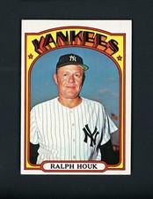 Ralph Houk 1972 Topps - NY Yankees #533 EX-MT