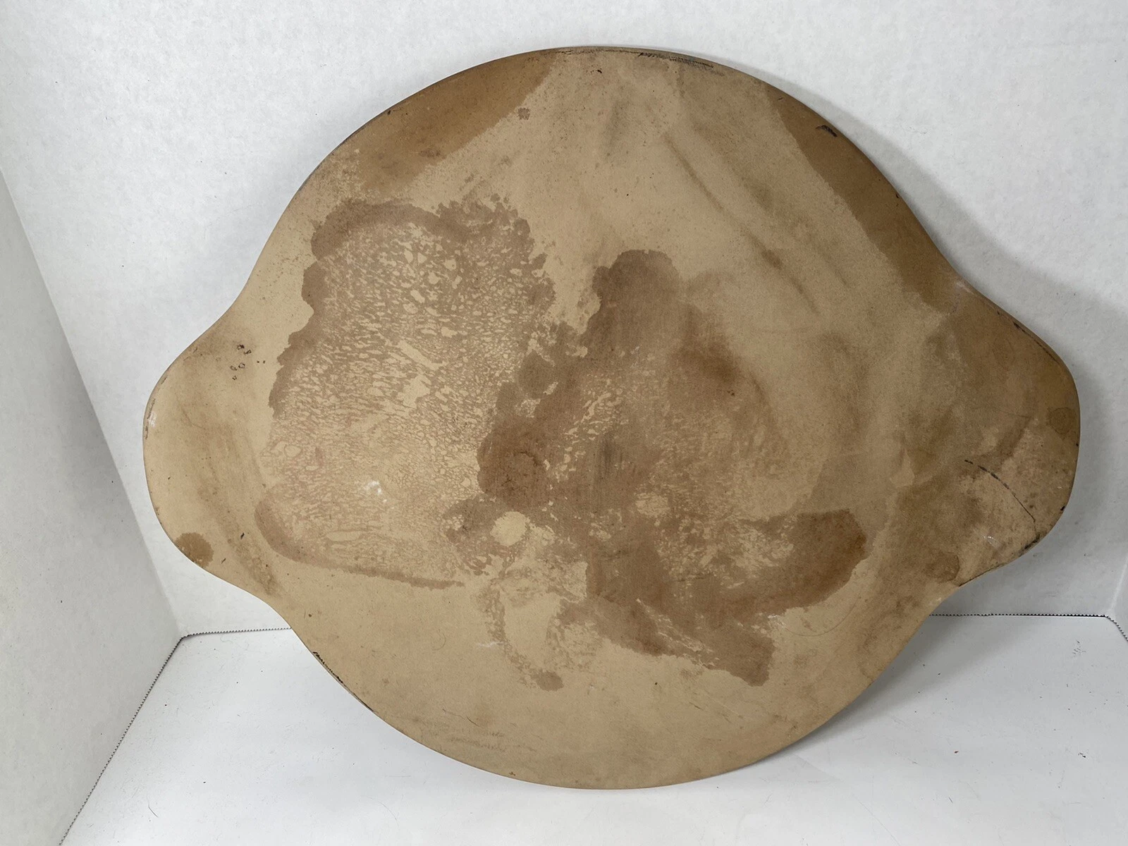 Pampered Chef Baking / Pizza Stone 15" Round Stoneware w/ Handles