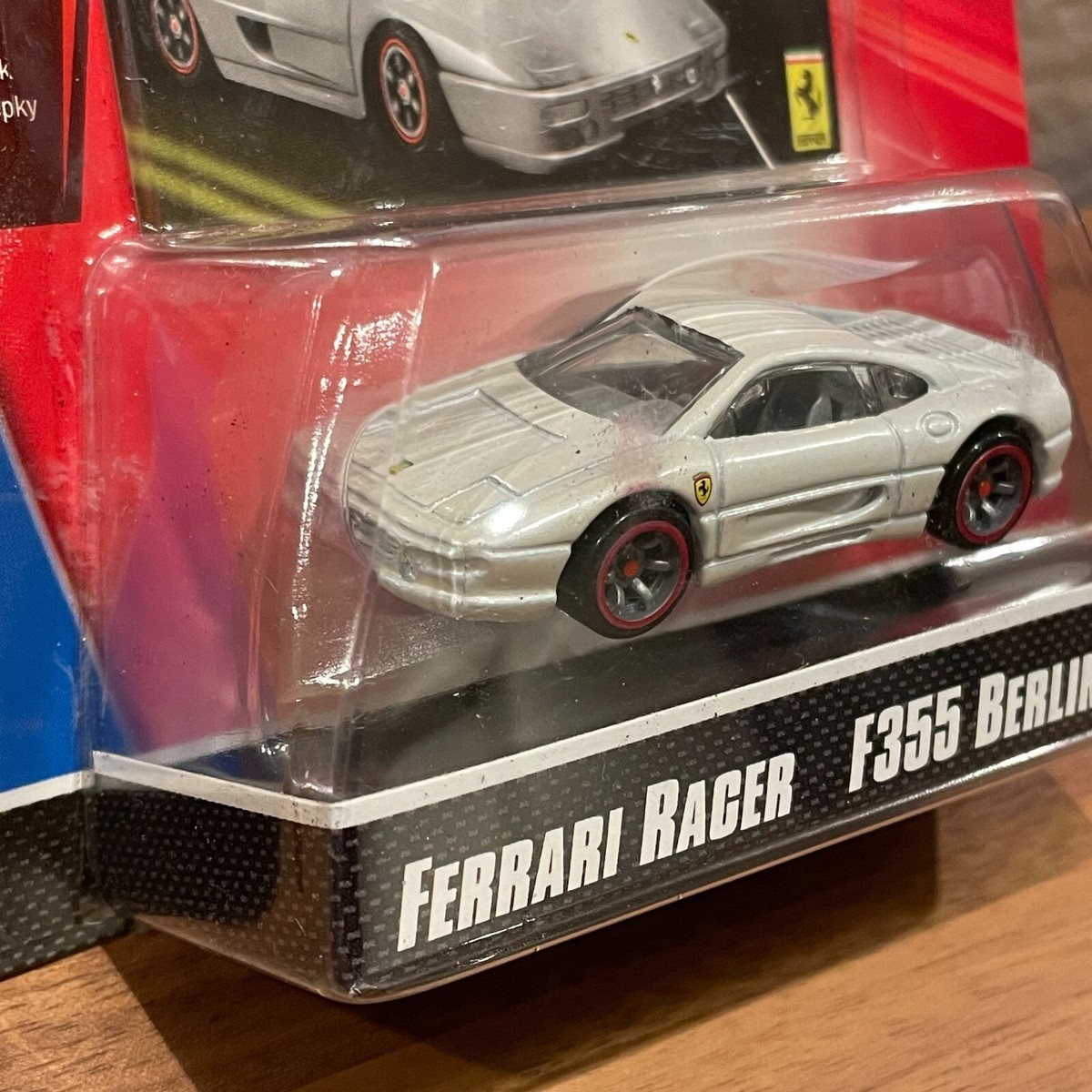 Hot Wheels Ferrari Racer F355 BERLINETTA White New old stock