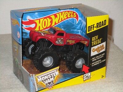 HOT WHEELS MONSTER JAM REV TREDZ CLASSIC CAPTAIN'S CURSE LOOK | eBay