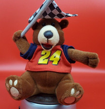NASCAR Jeff Gordon 24 Brown Plush Bear Sugar Loaf Racing