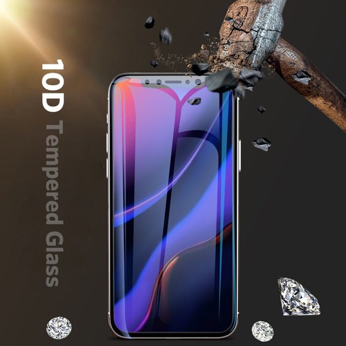 For iPhone 11 Pro Max 2019 10D Full Cover Tempered Glass Screen Protector Film - Photo 5 sur 5