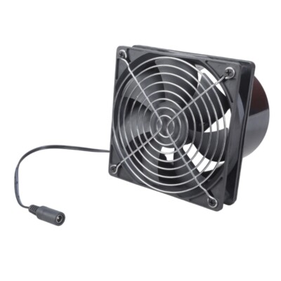 12V 12cm Exhaust Fan Home Quiet Inline Duct Fan Industrial Fan Bathroom Kitchen