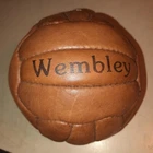 Vintage Original Hand Stitched WEMBLEY Football Leather Ball GORGEOUS!