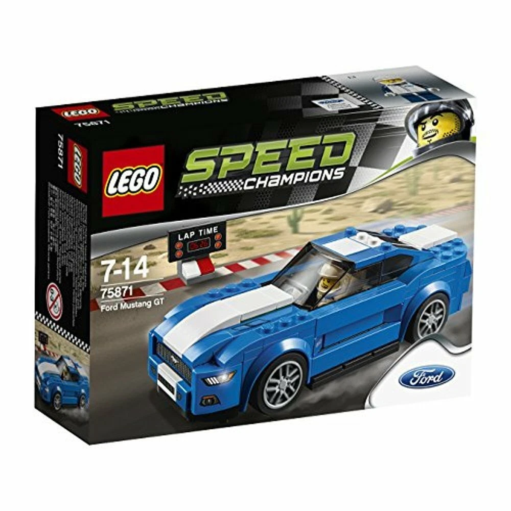 LEGO Speed Champions Ford 75871: Ford Mustang GT American Muscle Car V8  Engine