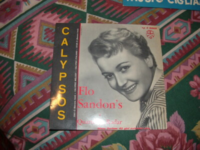 FLO SANDON'S QUARTETTO RADAR '' CALYPSOS '' E.P. ITALY'57