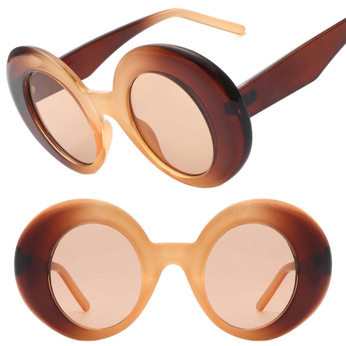 Vinatge 1970’s Oversized Women’s Sunglasses KesaPlan Vintage Oversized Aviator Sunglasses Women with  main image 2