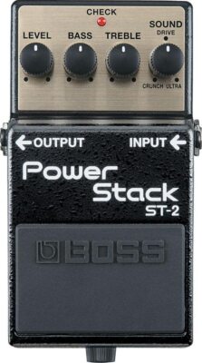 Boss ST-2 Strom Stack Gitarren Effektpedal Kompakt Stil Schwarz Breit Verzerrung