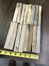 QTY:16 Black Walnut Pen Blanks 3/4" x 3/4" x 6" wood turning