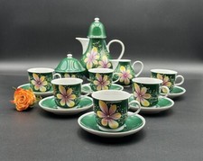 zauberhaftes Mokkaservice Moccaservice Porzellan Scheibe Alsbach  #KA229