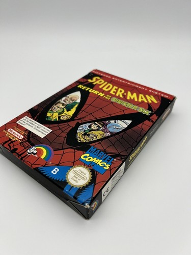 ‼️NINTENDO NES SPIEL SPIDERMAN RETURN OF THE SINISTER SIX OVP... - Bild 8 von 15