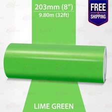 LIME GREEN 8" PIN STRIPE Car Model Motorcycle Decal TAPE Vinyl Sticker 203mm