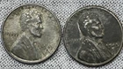 #3P:New Low $ Set of 2 1943D Rare Steel Lincoln Wheat Cent-You Grade-Bid Now