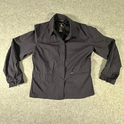 Façonnable Loro Piana Storm System Jacket Mens Small Navy Rain Wind Coat