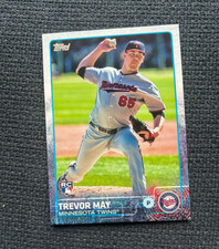 Topps 2015 Topps Trevor May Minnesota Twins #55 Rookie Base Set Card. rookie card picture