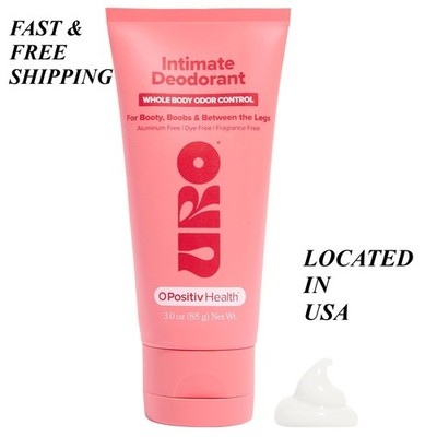 LUXRY O Positiv URO Intimate Whole Body Deodorant Cream   Dermatologist Tested