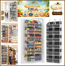 Over the Door Organizer 6 Tiers 12 Compartments Extra Large 80 LB Capacity