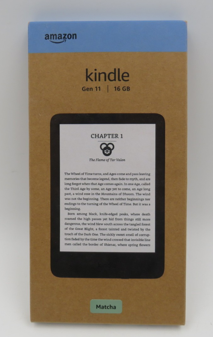 Amazon Kindle E-Reader (11th Gen 2024 Release) 16GB WiFi Matcha NEW SEALED-image