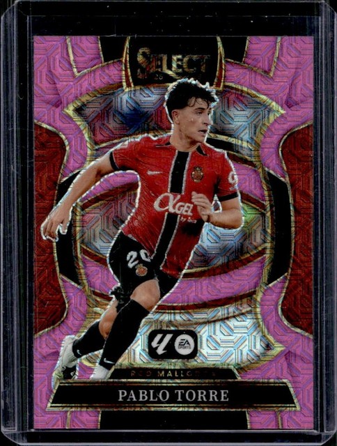 2025-26 Panini Select La Liga Pablo Torre Terrace Pink Mojo Prizm #/99 Mallorca