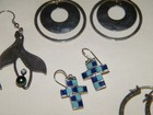 Vintage 10Pc STERLING SILVER EARRINGS LOT Hoffman~Taxco~Silpada~Dyadema~925 ID — photo 9