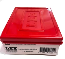 Lee 92229 270 Winchester Micrometer Precision Bullet Seating Die With 4 Die Case