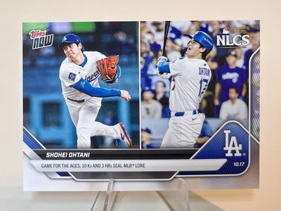 2025 Topps Now, Shohei Ohtani #884 10.17, MLB NLCS