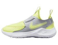 Nike Flex Runner III Kids Volt/Grey Slip On Shoes 8C