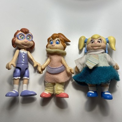 Chipettes Posable Figures Brittany RARE Eleanor Jeanette PVC 80s Alvin Chipmunks