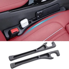 Car Seat Gap Filler, Car in between Seat Catcher 2-Pack No-Drop Seat Side Gap Se