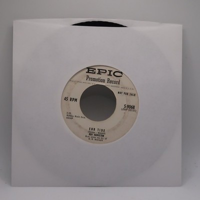Roy Hamilton   Ebb Tide 7'' Record 1954 Promo EPIC Pop R&B 45 RPM