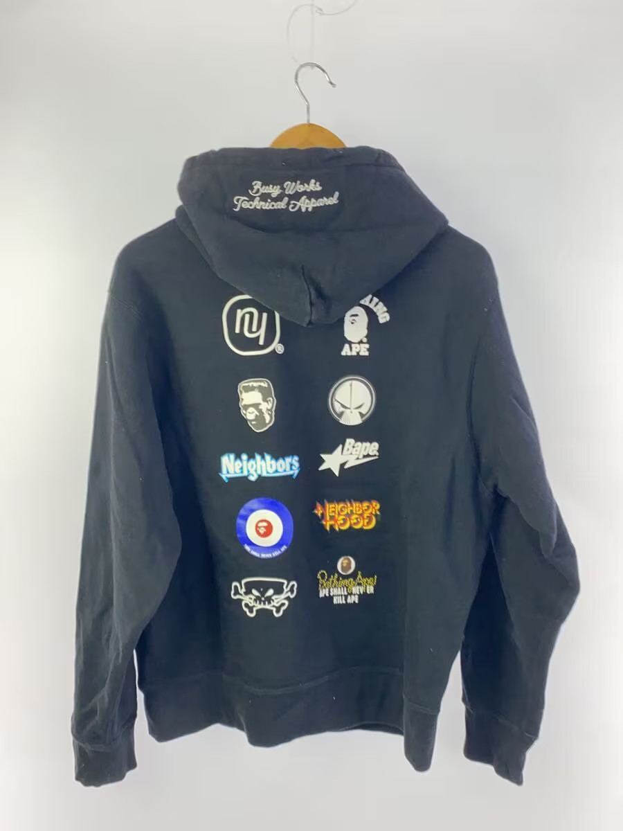 A BATHING APE NEIGHBOR HOOD スウェット A BATHING APE × NEIGHBORHOOD Hoodie black M | eBay