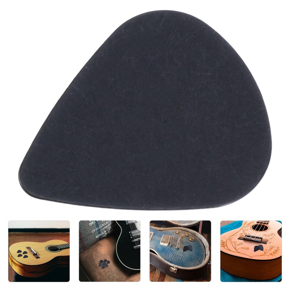 Plectrams Black Plastic Acoustic Guitar Picks 10Pcs Durable Reusable Plectrums ...