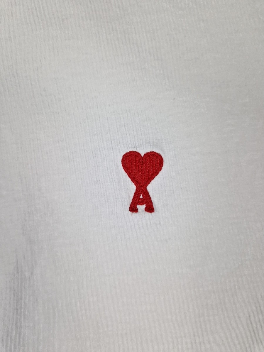 AMI Alexandre Mattiussi T-Shirt Women's Luxury Classic White Heart