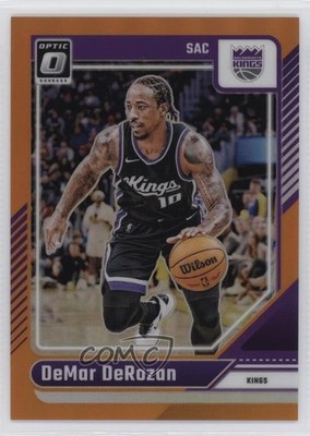 2024-25 Panini Donruss Optic Orange Prizm 11/175 DeMar DeRozan #218 09p1