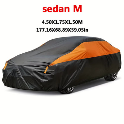 Car Covers Outdoor Waterproof Sun Rain Snow Protection UV Auto Cover Universal S