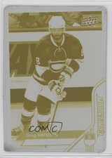 2016-17 Upper Deck Compendium Printing Plate Yellow 1/1 Greg Pateryn #438 0c3