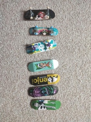 7x Tech Deck Fingerboards Set Konvolut   Mini Skateboards, verschiedene Designs