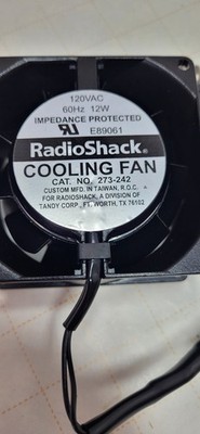 RADIOSHACK COOLING FAN 120VAC 60HZ 12W NE