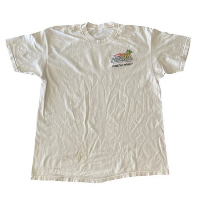 Vintage Anvil Men s White T-Shirt XL 11th Annual Route 66 Rendezvous 2000 s Ca
