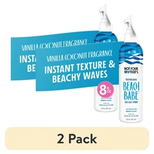 (2 pack) Not Your Mother's Beach Babe Texturizing Sea Salt Spray, 8 fl oz