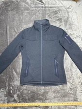 Arc'teryx Womens Covert Cardigan Jacket Medium Blue Fleece Full Zip