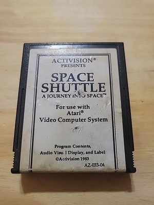Atari 2600 Space Shuttle A Journey Into By Activision White Label Tested Works
